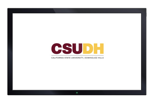 CSUDH video sample screenshot  - opening animated bumper