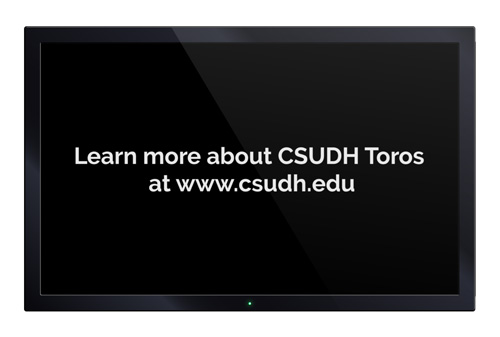 CSUDH video sample screenshot - call to action