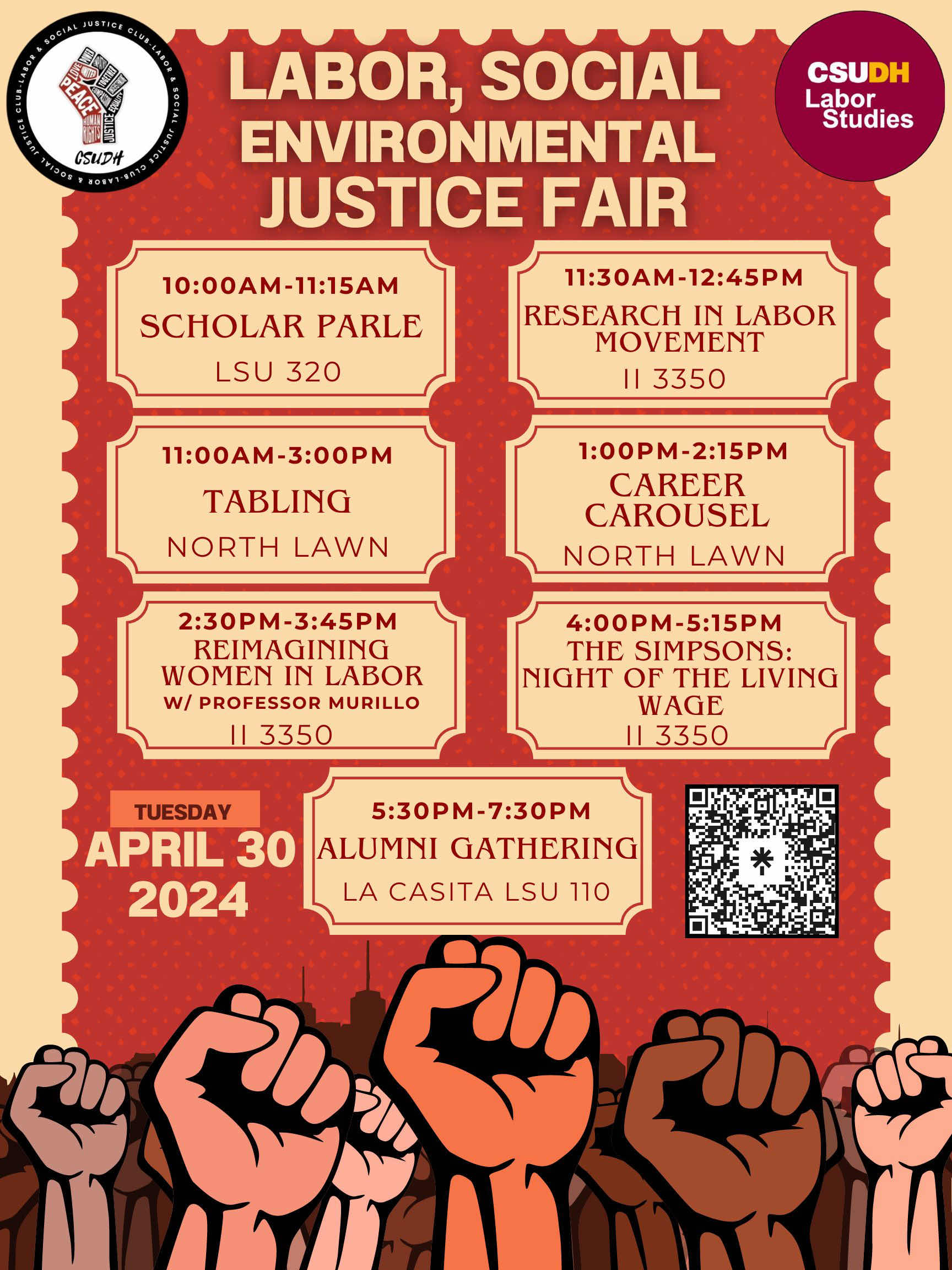 2024 Labor and Social Justice Fair Flyer