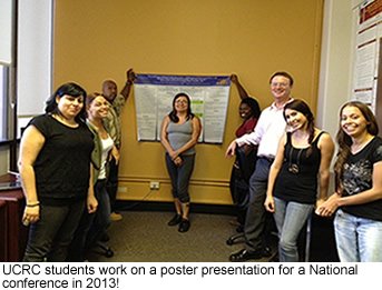 UCRC students poster presentation