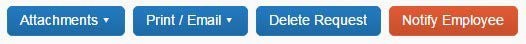 screenshot of button options