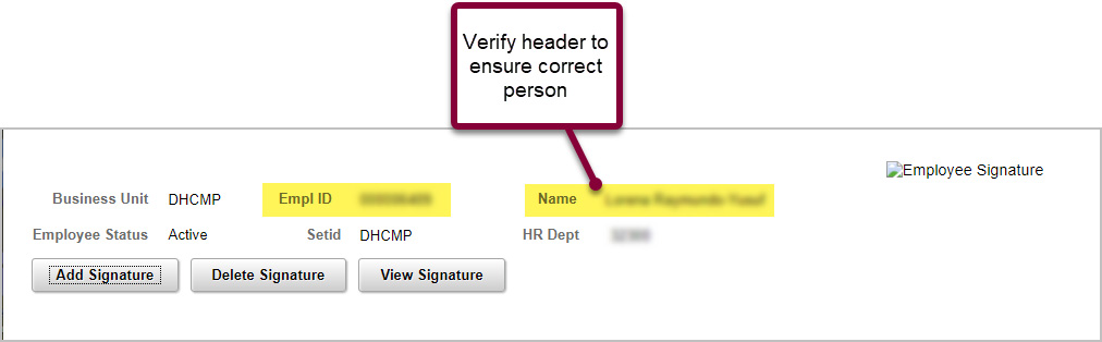 verify header info