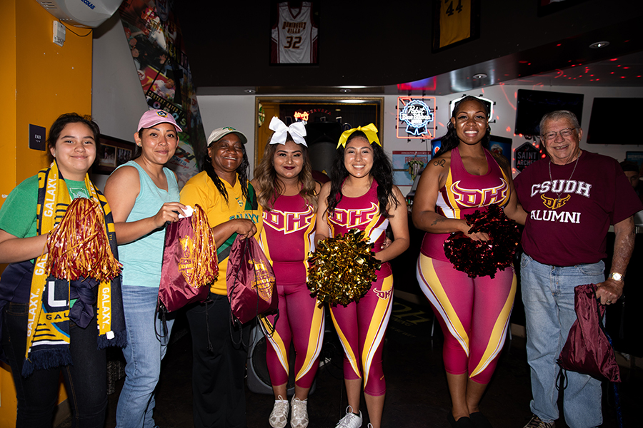Winners of the Alumni Toro Tailgate at DH Sports Lounge