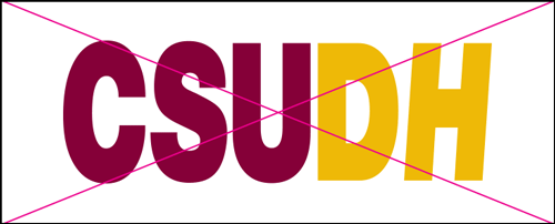 csudh logo misuse. Do not stretch, condense, distort, skew, bend or rotate.