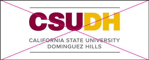 csudh logo misuse. Do not add or remove elements.