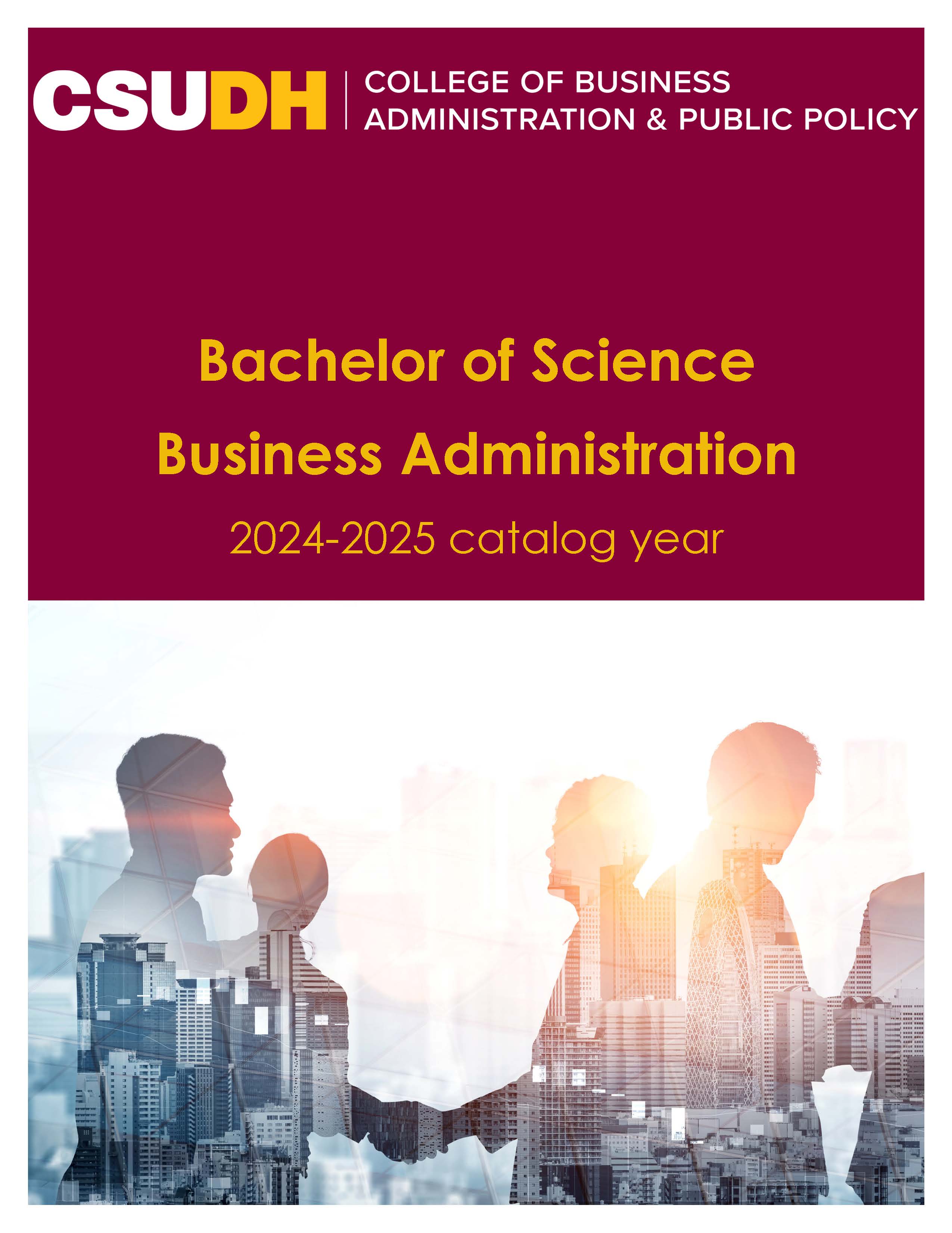 Business program booklet for students