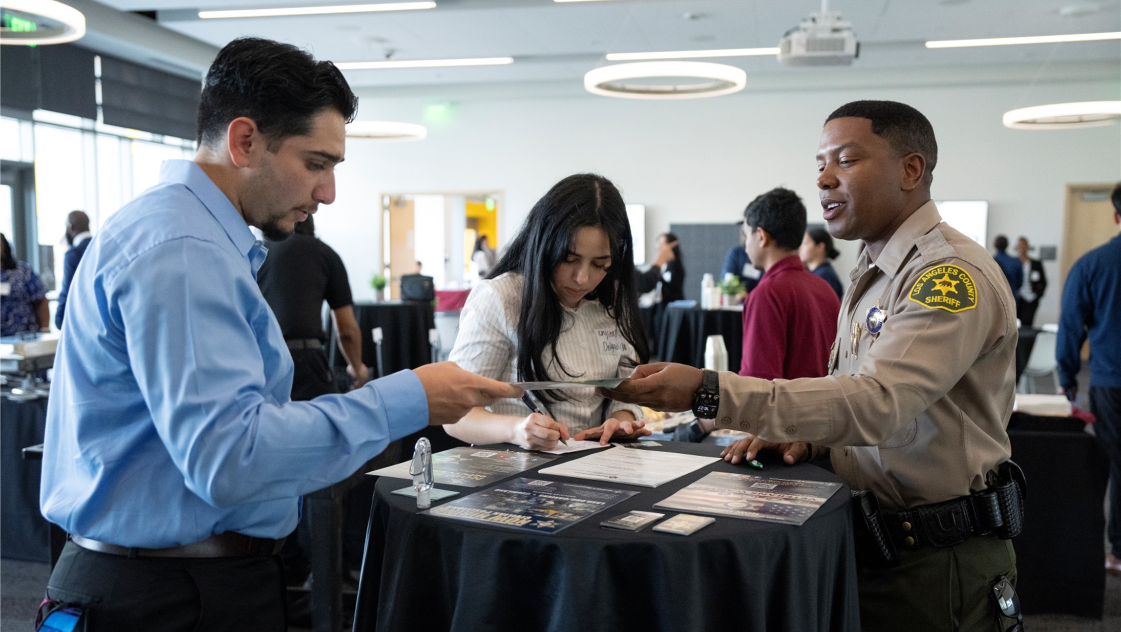 students and professionals networking