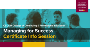 Managing for Success Info Session