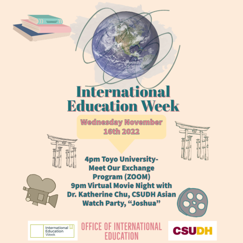 Announcing the events for IEW day 3 at CSUDH.