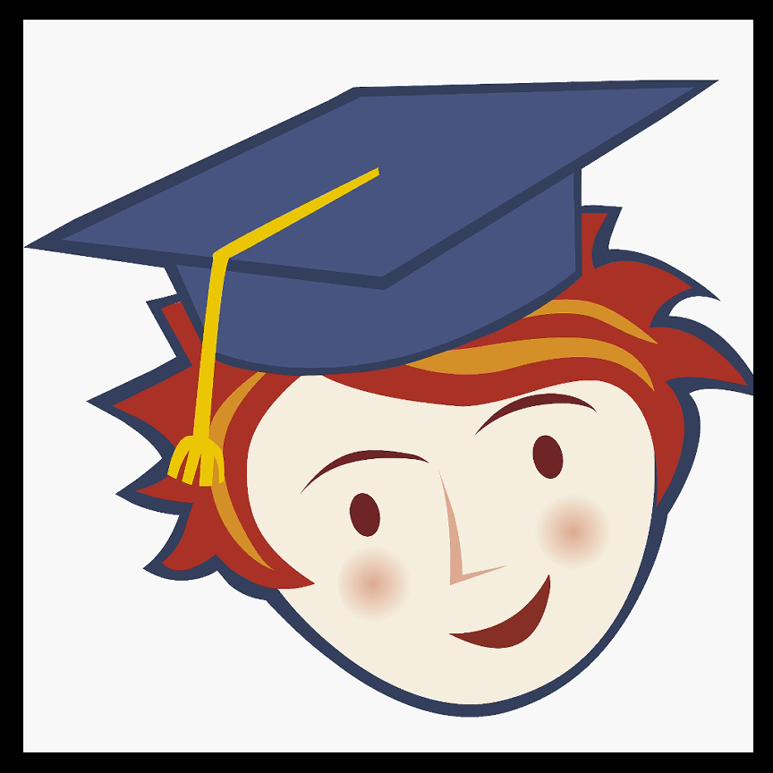 student with a cap