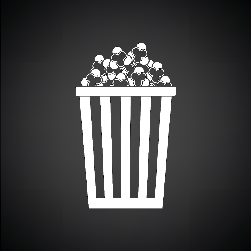 bucket of popcorn