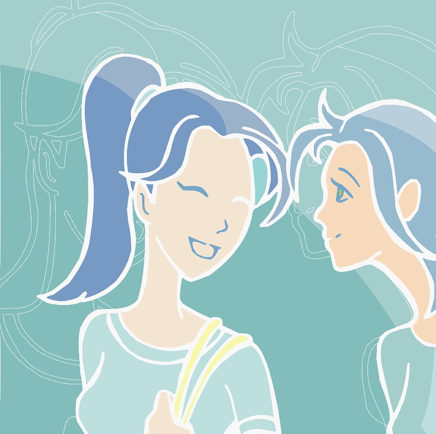 two women