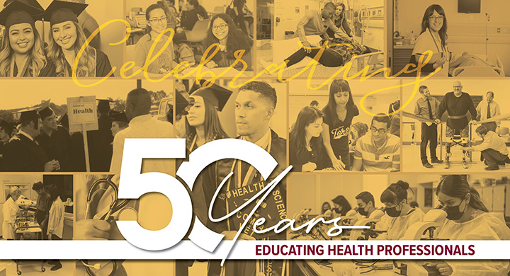 Collage of 50 years of educating health professionals