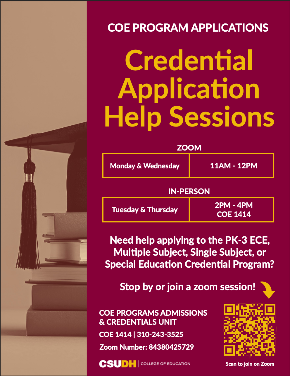 Credential Program Application Information session May 2025