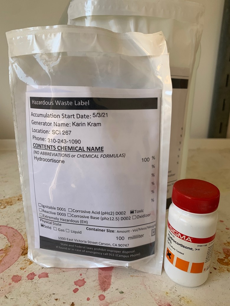 Hazardous Waste Pouch