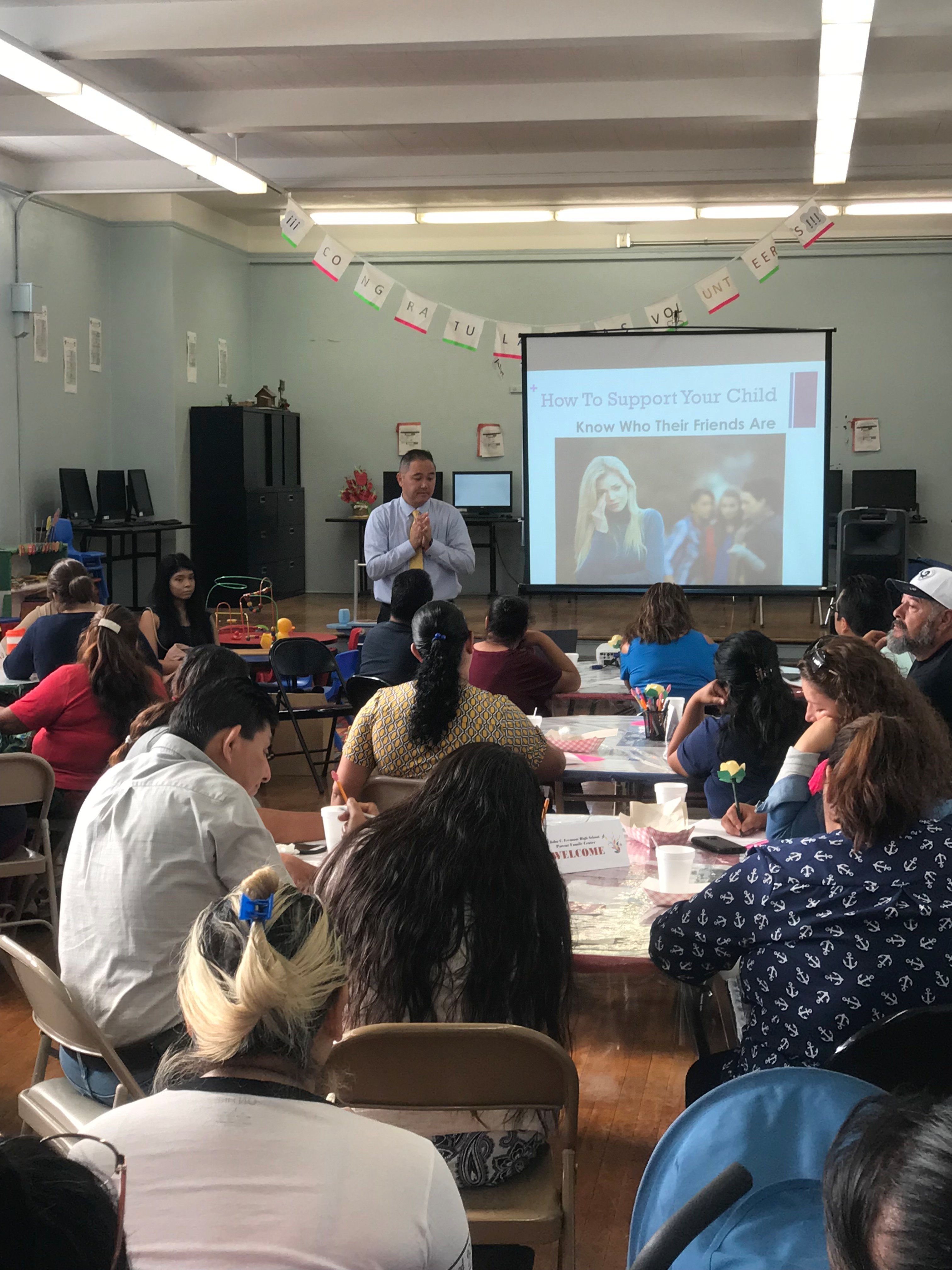 Fremont HS Parents_Parents Participating in Workshop 