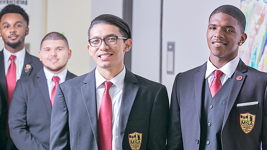 CSUDH Students in Male Success Alliance