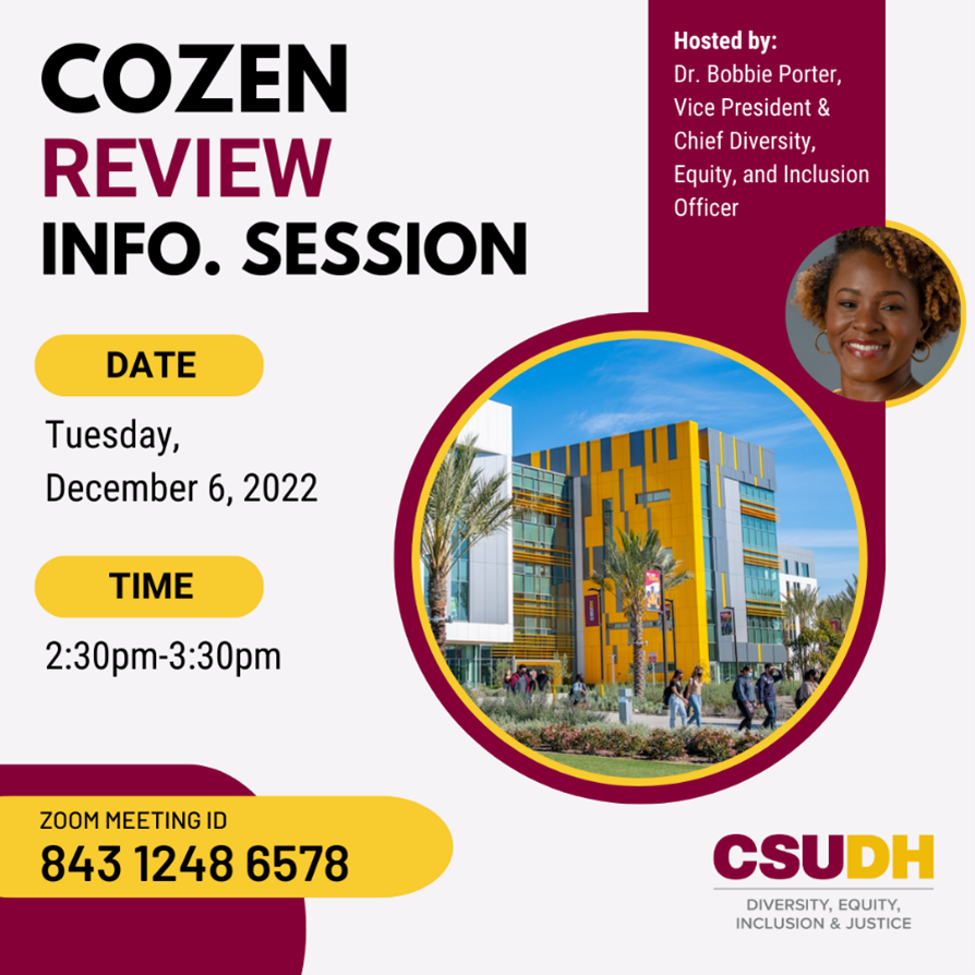 Cozen Review Info Session