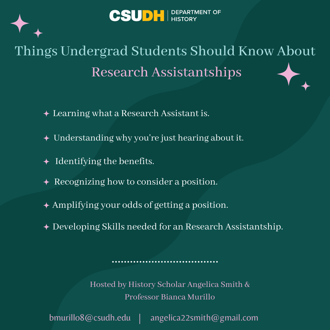 Things Undergrad Student Should Know About Research Assistantships