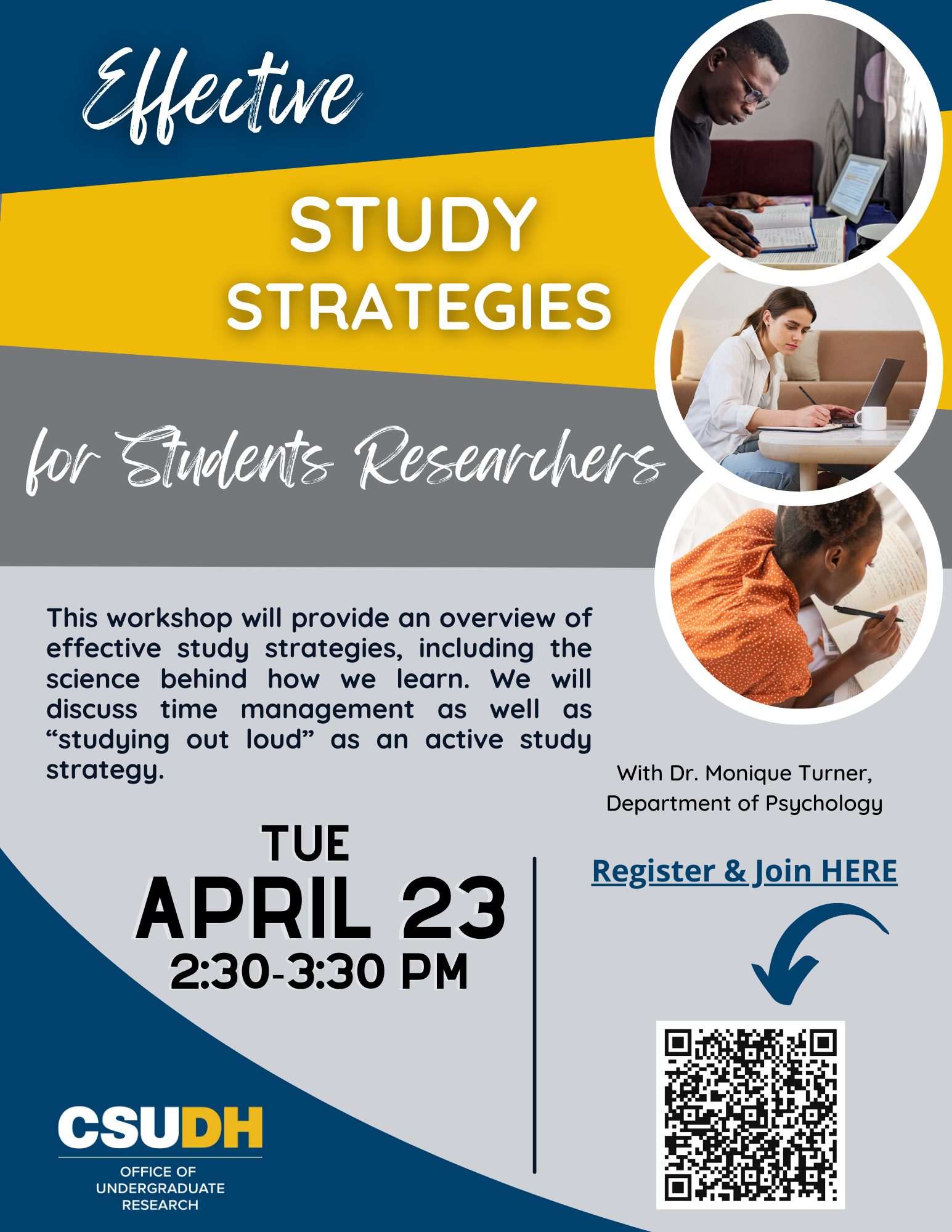 Effective Study Strategies Flyer