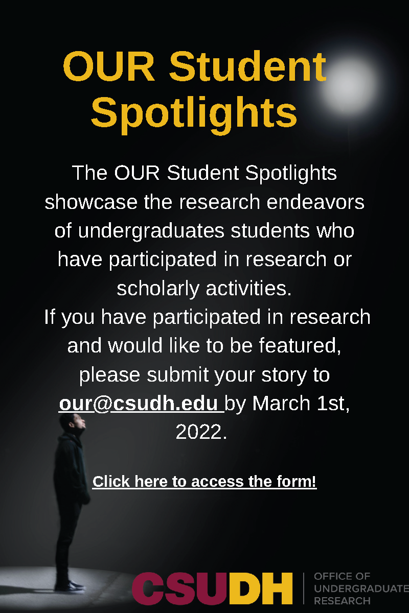OUR Student Spotlight Flyer