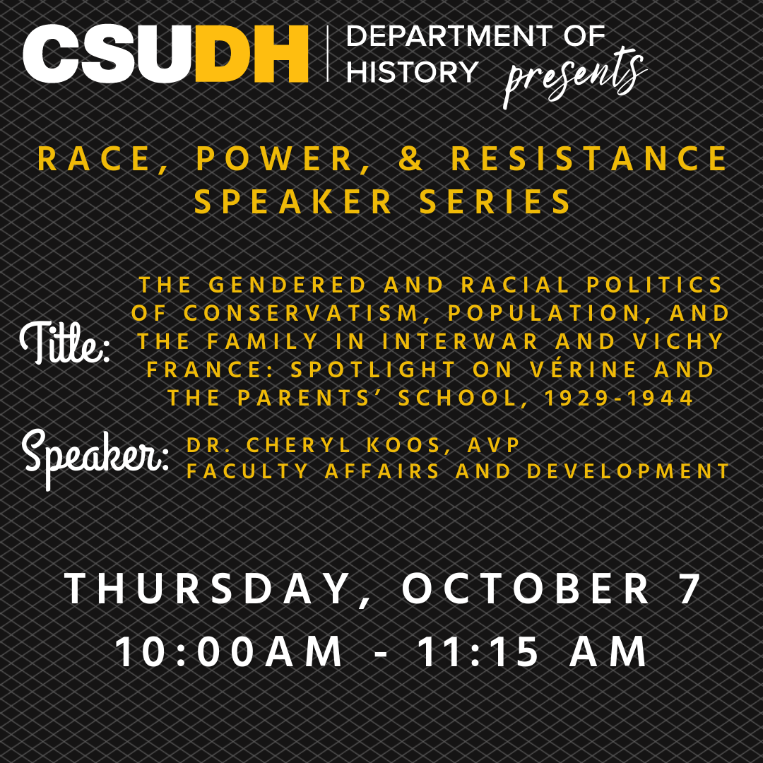 Race, Power, & Resistance Speaker Series 