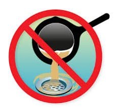 do not pour cooking oil down drain