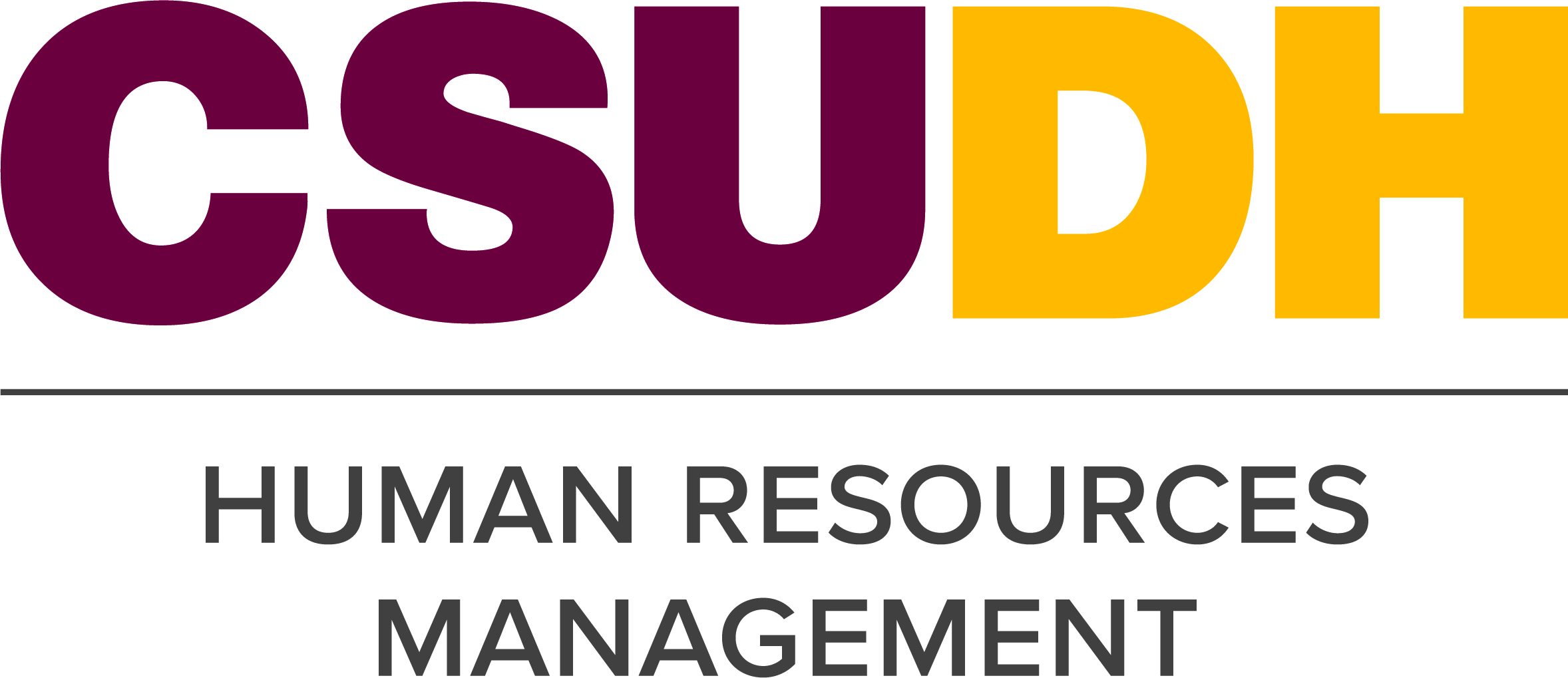 Department Logo Centered- CSUDH Human Resources Management