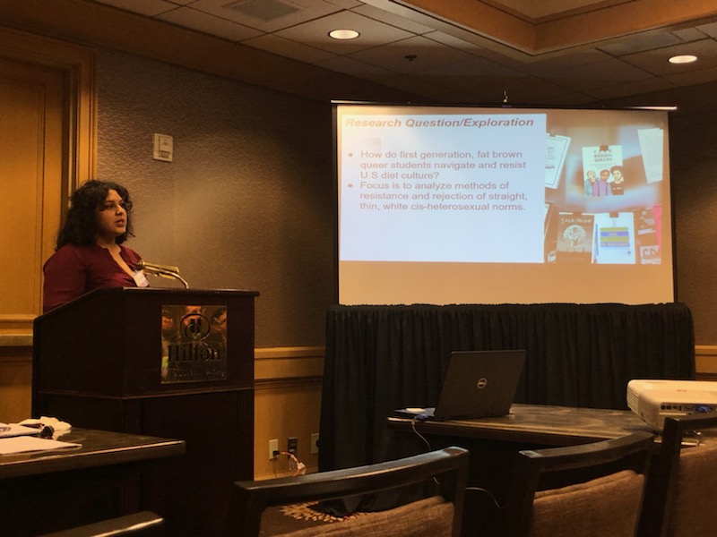 MMUF Students: Lizbeth Zuniga gives presentation on creating Space for Latinx and Chicanx Academic Excellence in Higher Education