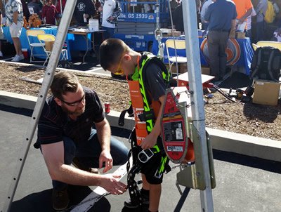 Instructor Jeremy Trask at Youth Event