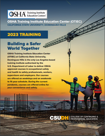2023 CSUDH OSHA Course Catalog