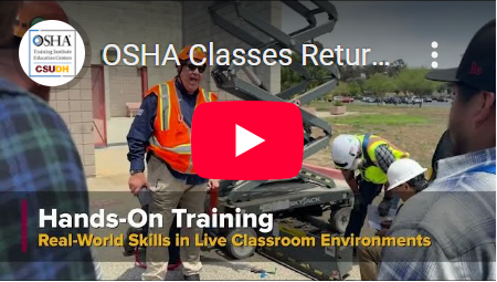 CSUDH OSHA Training (YouTube Thumbnail)