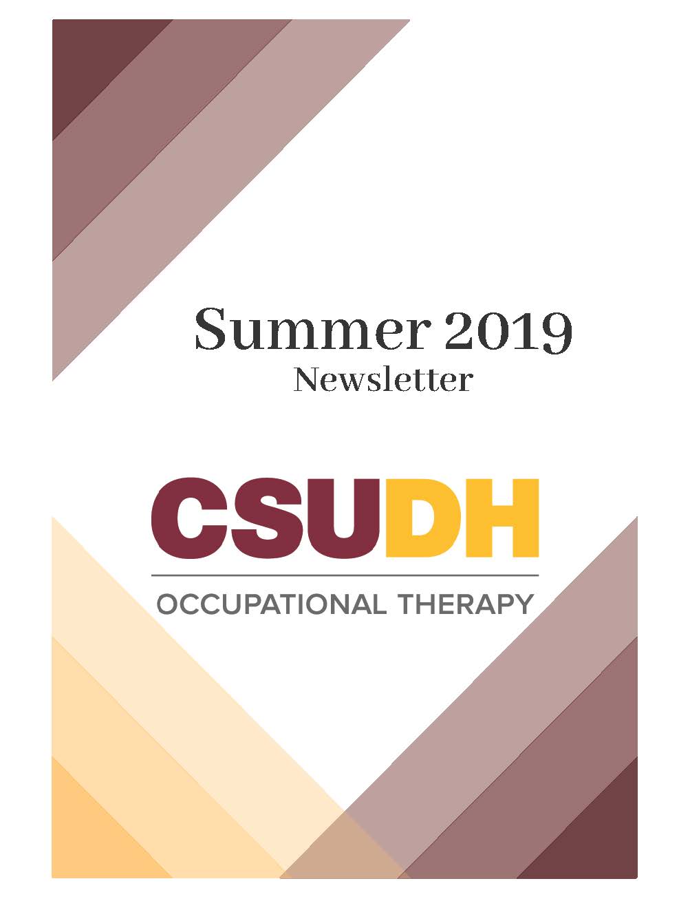 Summer 2019 Newsletter cover