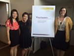 three students from Pi Theta Epsilon