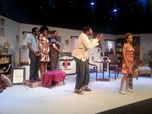 Students performing on the Edison Studio Theatre stage