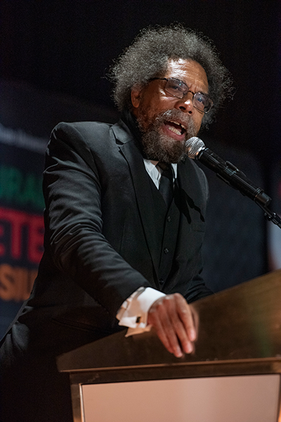 Cornel West at the 2022 Juneteenth Symposium Cornel West at the 2022 Juneteenth Symposium