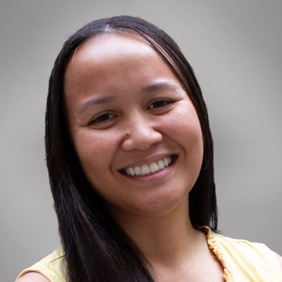 Photograph of Miami Gatpandan, Program Administrator for the Center for Service Learning, Internship, and Civic Engagement office. 