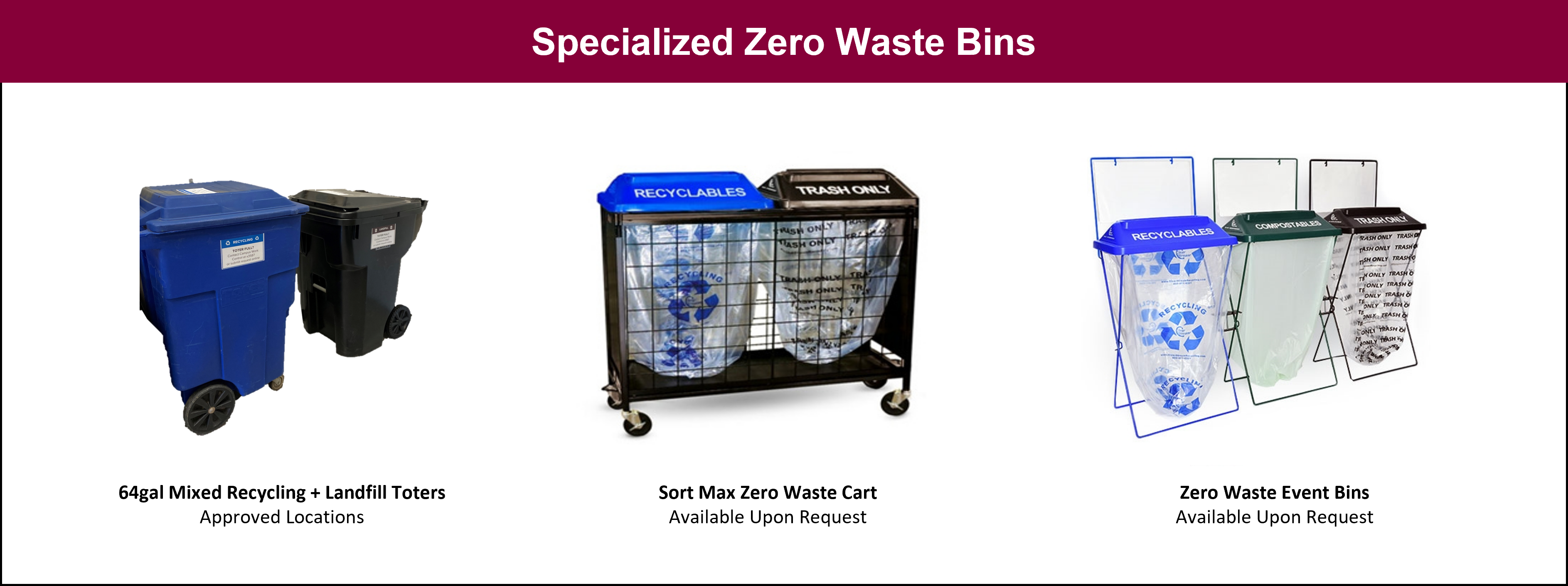 Specialist ZW Bins