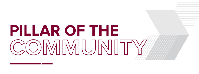 PILLAR OF THE COMMUNITY