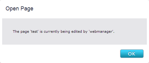 Message: Page Checked Out Message: Page Checked Out
