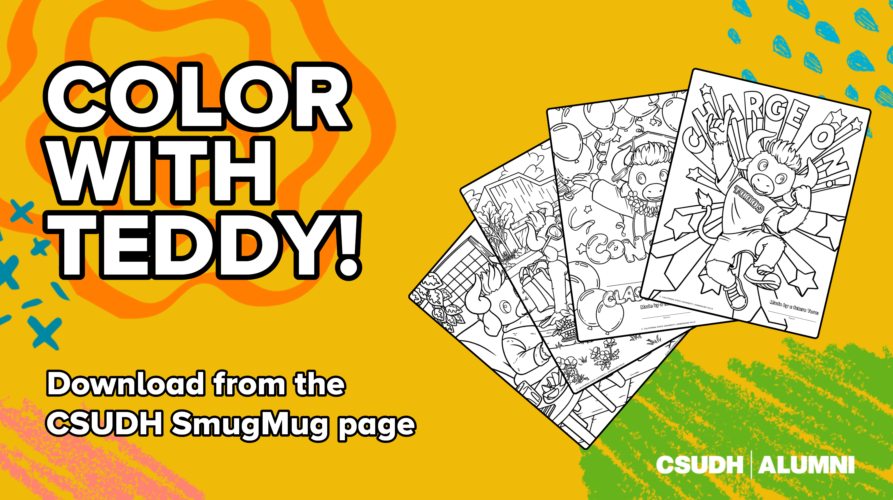 Teddy the Toro coloring pages preview